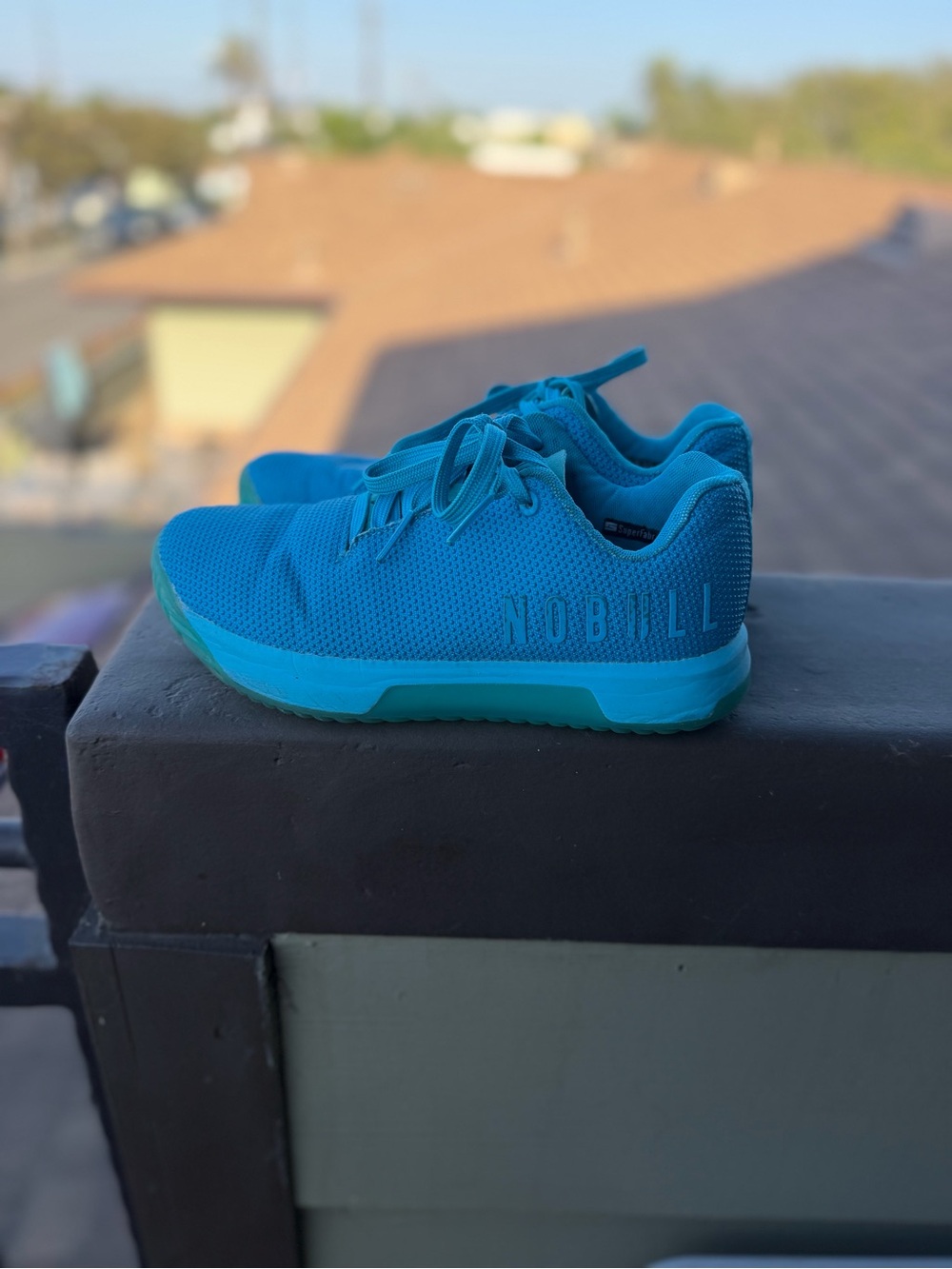 NOBULL Women’s Sneakers in Bright Blue Neon